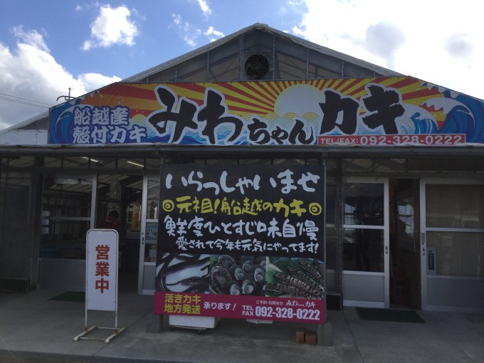糸島の風物詩　牡蠣小屋が始まりました！！