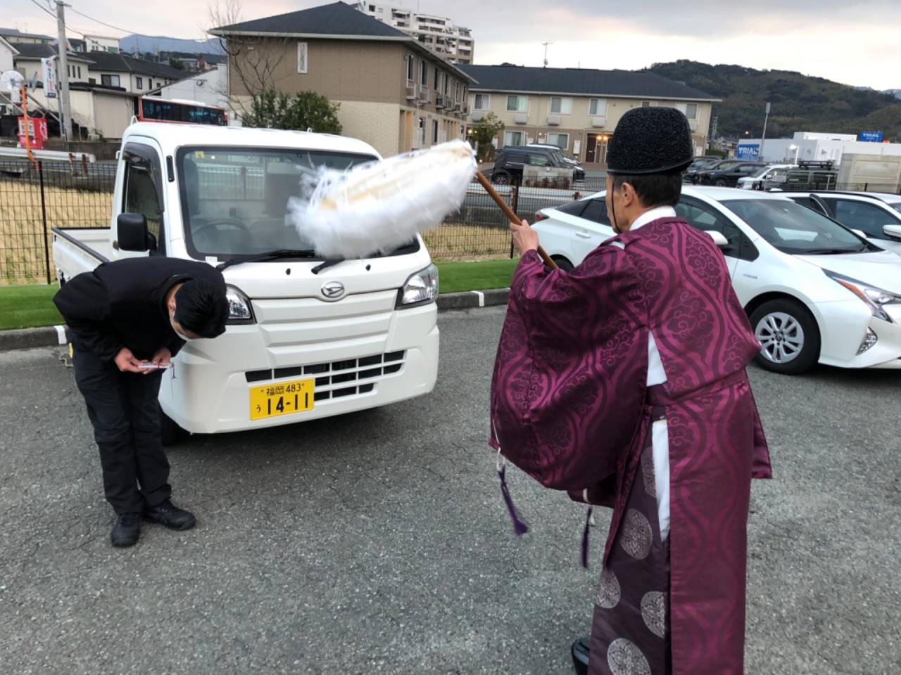 新年のお祓い祈願を行いました🚗