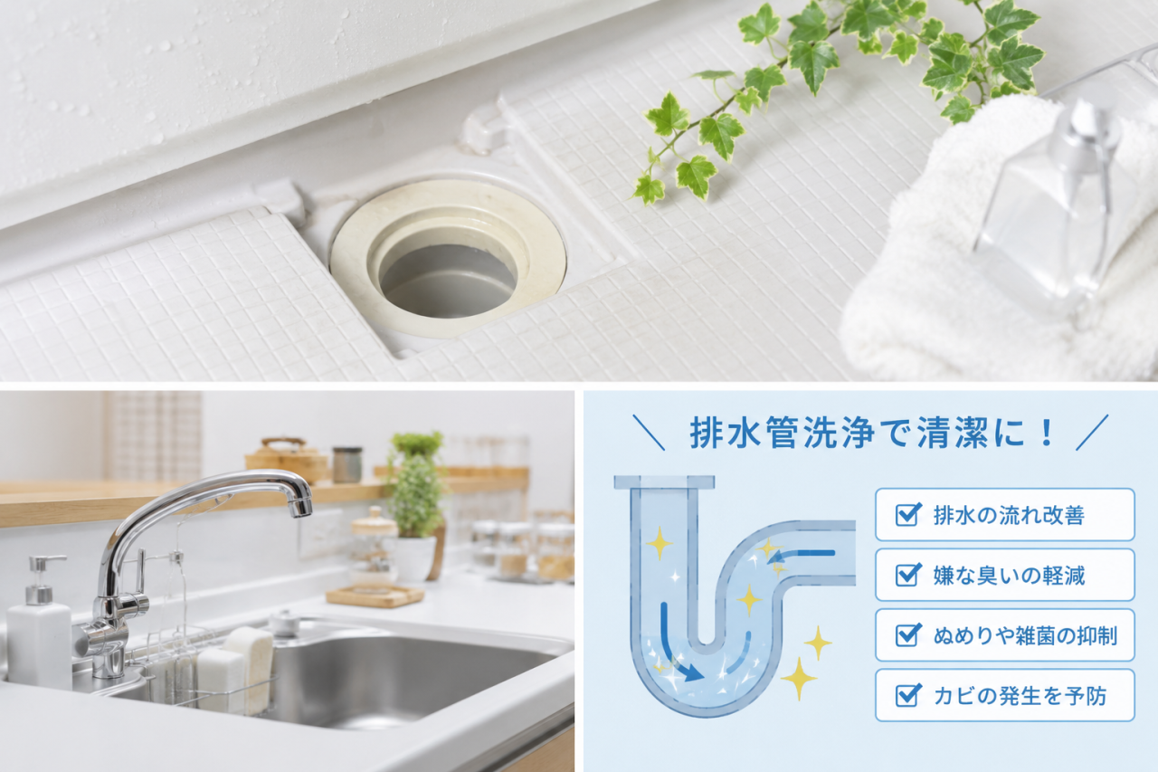排水管洗浄で『防カビ対策』にも❗️
